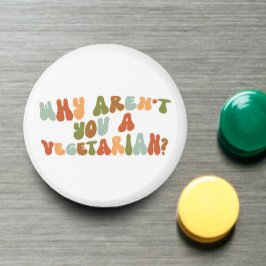 Groovy och Retro Varför är du inte vegetarian? Magnet
