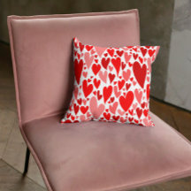 Groovy och Romantic Red Hearts Valentine Day
