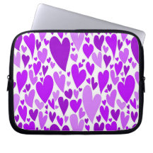 Groovy och romsk Lila Hjärtar Alla hjärtans dag