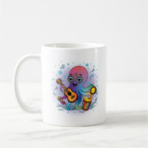 Groovy Octopus Mugg | Hippie Retro Colorful Gift