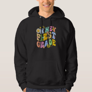 Groovy Oh Hey Första Klass Läraren Kommer Tillbak Hoodie