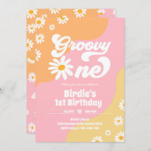Groovy One 1:a födelsedag Party Boho Blommigt Dais
