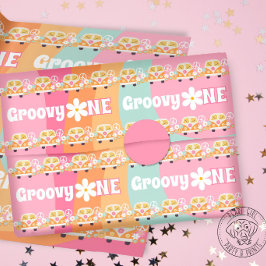 Groovy One Födelsedag Presentpapper