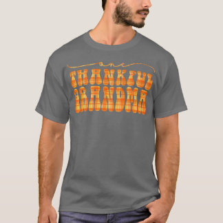 Groovy One Thankful Grandma Hej Fall Vibes Tack T Shirt