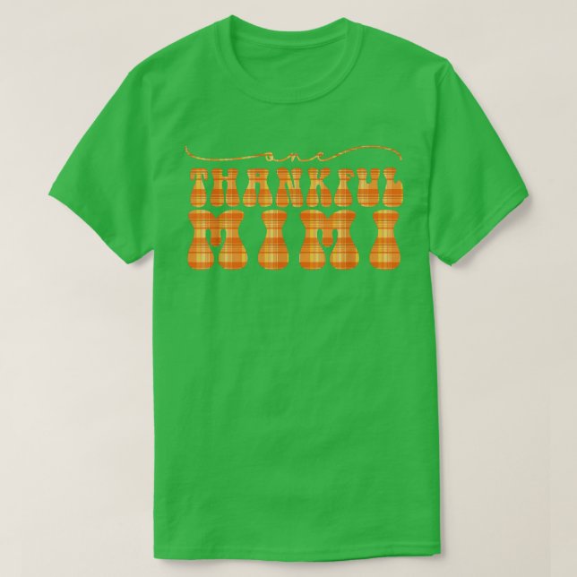 Groovy One Thankful Mimi Hello Fall Vibes Thanksgi T Shirt (Design framsida)