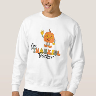 Groovy One Thankful Teacher Lång Ärmad Tröja