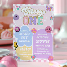 Groovy One Varsity Patch Brev 1:a födelsedagen Par