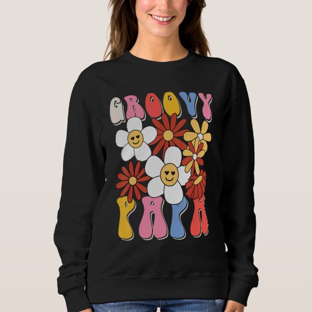 Groovy Papa Fathers Day Retro 60s 70s 80s Family M T Shirt (Framsida)