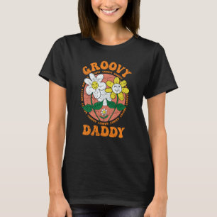 Groovy Pappa 70's Aesthetic Nostalgia 1970's Retro T Shirt