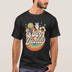 Groovy pappa Hippie Mushroom Peace Retro 60-tal 70 T Shirt