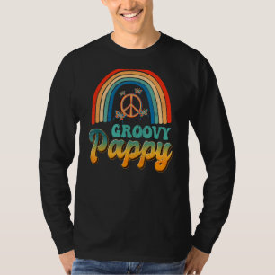 Groovy Pappy Rainbow Aesthetic Nostalgia Retro Tjo T Shirt