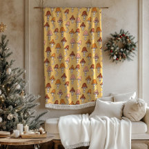 Groovy Pastellfilt 60-tal Koppar & Brun Design