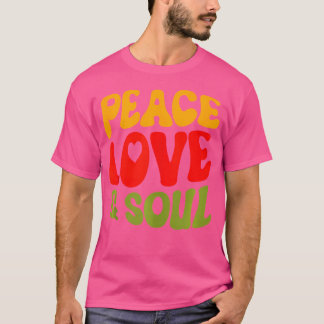 Groovy Peace Kärlek Soul Rb Music Retro Vintage 90 T Shirt