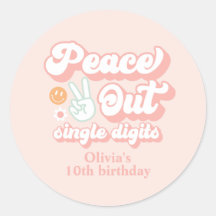 Groovy Peace Out Single Digits 10-årsdag