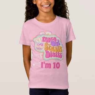 Groovy Peace Out Single Digits I är 10 T-Shirt