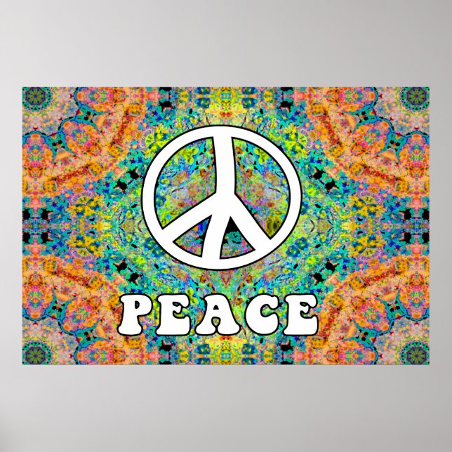 Groovy Peace Poster (Framsidan)