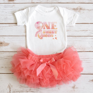 Groovy Persika Rosa Disco Dansande Drottning  T Shirt