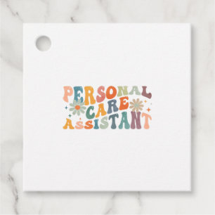 Groovy Personal Care Assistant PCA Nurse Gåvor Etiketter