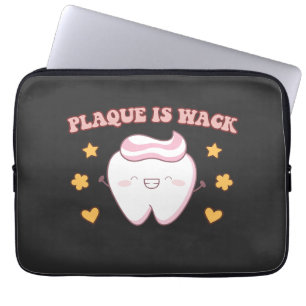 Groovy Plaque är tokig tandhygienist Laptop Fodral