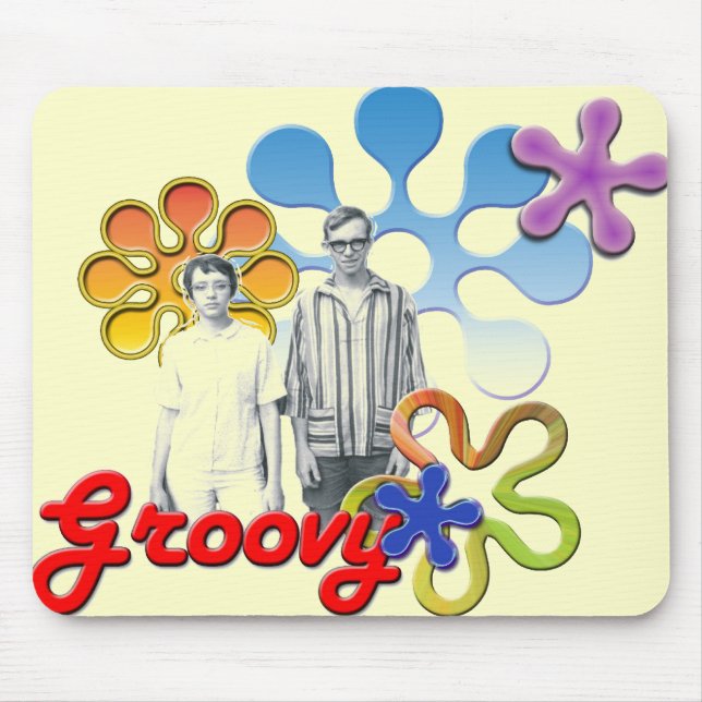 Groovy popkonst Mousepad Musmatta (Framsidan)