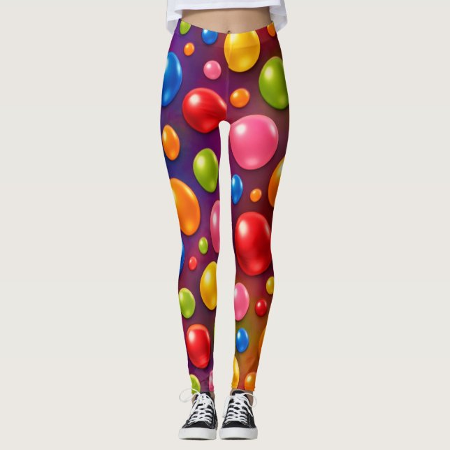 groovy prickar  leggings (Framsida)