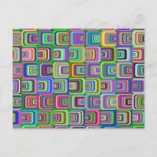 Groovy psychedelic hippie-stil Thunder_Cove Vykort