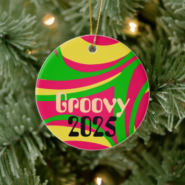 Groovy Psychedelic Ornament (Träd)