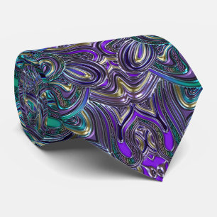 Groovy Psychedelic purpurfärgad Mandala Slips