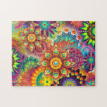 Groovy Psychedlic Kaleidoscope Färg Svårt Pussel<br><div class="desc">En färgstark,  utmanande aktivitet som säkert kommer att bli ljusare varje dag! Gör en underbar gåva eller skaffa en åt dig själv.</div>