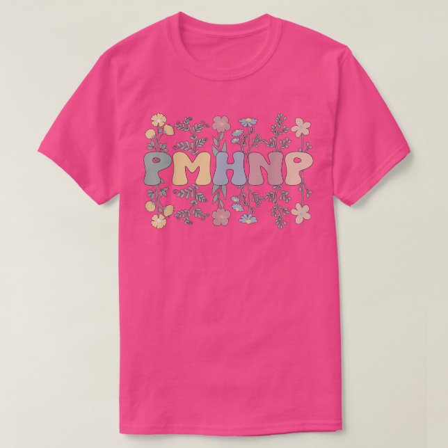 Groovy Psychimic Mental Health Nurse Practitione T Shirt (Design framsida)