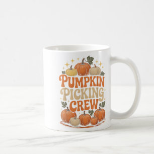Groovy Pumpkin Cking Crew Matching Family Höst F Kaffemugg
