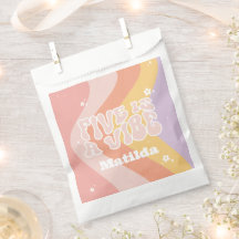 Groovy rainbow 5 är en vibe 60:s coola för daisy