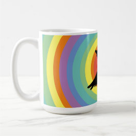 Groovy Rainbow Anka Kaffemugg