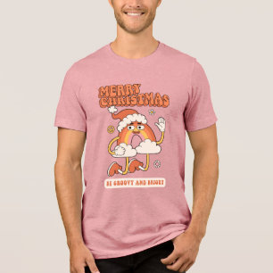 Groovy Rainbow jul - Var ljus och god T Shirt