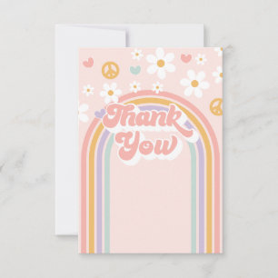 Groovy Rainbow Tack Kort