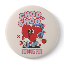 Groovy Red Heart-sångande Valentineser