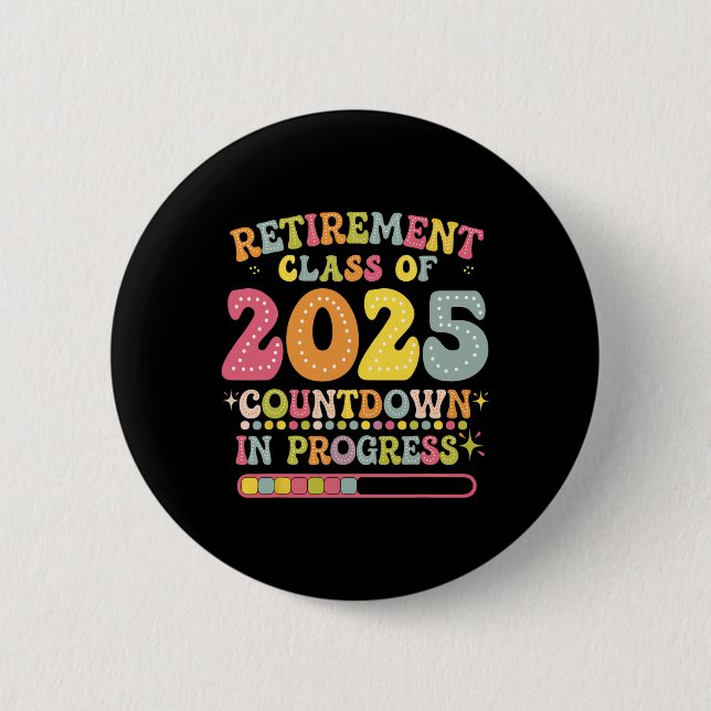 Groovy Retirement Cl Of 2025 Teacher Countdown Loa Knapp (Framsida)