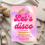 Groovy Retro 60:e Låt oss Disco-Födelsedagsfest Inbjudningar<br><div class="desc">Få redot att växa och fira sex fantastiska årtionden med vår "Groovy Retro 60:e Låt oss Disco Födelsedagsfest inbjudan" - en funky och roligt till inbjudan för dina vänner till en episk disco firande! Den här inbjudan fångar kärnan i 70-årsåldern, med återdesign och desco-inspirerad inslag som kommer att transportera dig...</div>