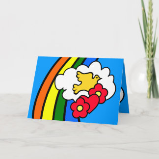 Groovy Retro 70:s födelsedagskort Kort