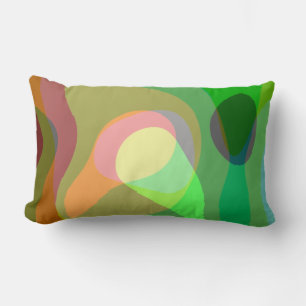 Groovy Retro-Abstrakten Artikel 710 Lumbarkudde