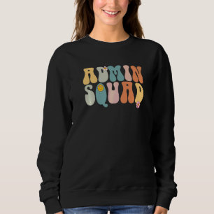 Groovy Retro Admin Squad Skolsekreterare Besättnin T Shirt