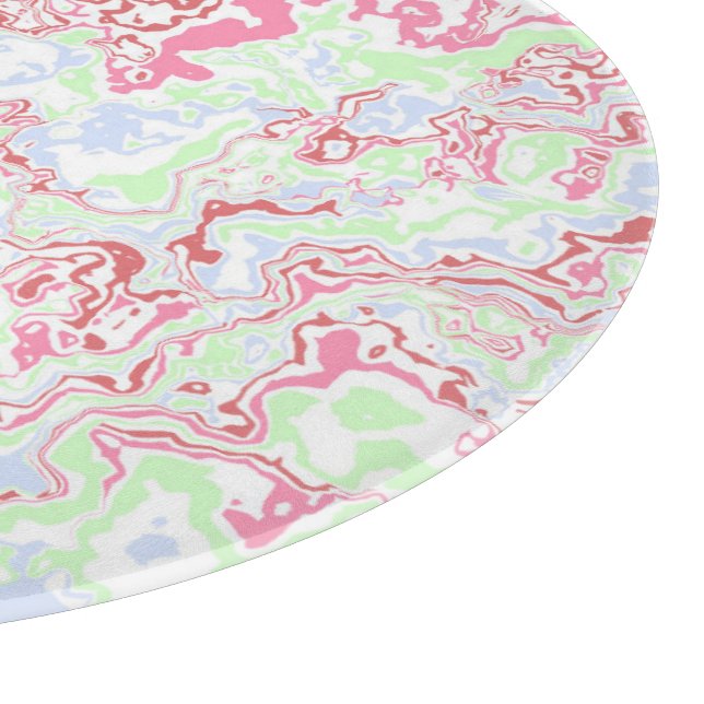 Groovy Retro Boho Eclectic Funky Colorful Marble (Hörn)