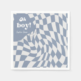 Groovy Retro Boy! Kontrollerade babyskor Pappersservett