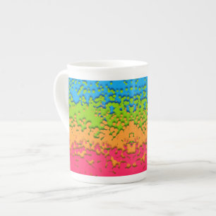Groovy Retro Bubbly Trippy Funky Panromantisk Stol Benporslin Mugg