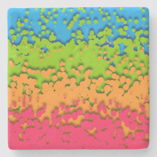 Groovy Retro Bubbly Trippy Funky Panromantisk Stol Stenunderlägg