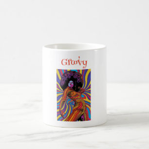 Groovy Retro Coffee Mugg