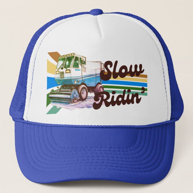 Groovy Retro Cool Rolig Hockey Isåterytare Keps (Framsida)