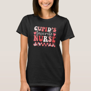Groovy Retro Cupid's Favoritsjuksköterska Alla hjä T Shirt