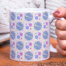 Groovy Retro Daisy Flowers Mönster Boho Blommigt