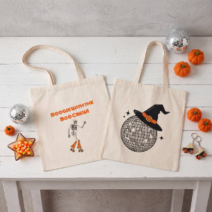 Groovy Retro Disco Halloween Boo Crew Canvasväska Tygkasse